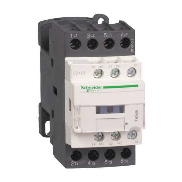 Schneider Electric IEC Magnetic Contactor, 4 Poles, 120 V AC, 32 A, Reversing: No LC1DT32G7