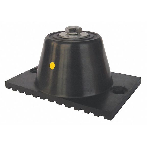 Zoro Select Floor Vibration Isolator, 190 to 380 lb. 48PW92