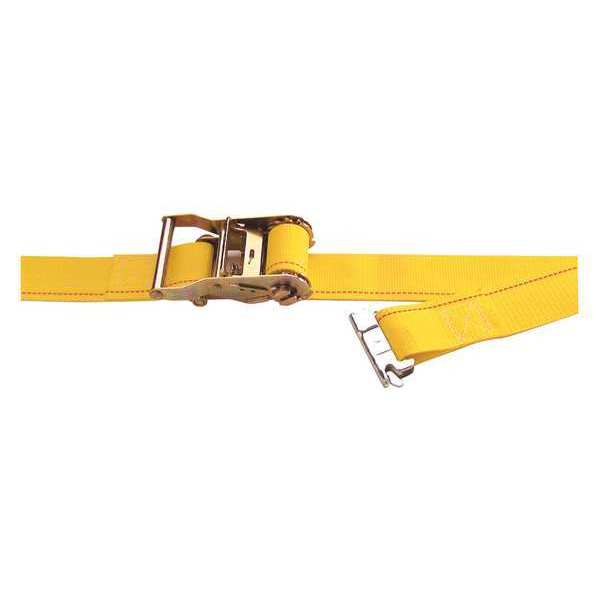 Kinedyne Ratchet Strap, Gray, 2 in. Strap W 641601-018GRA