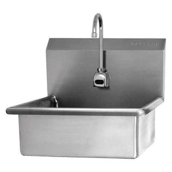 Sani-Lav Hand Sink, Wall, Faucet, 20-1/2inW 504B