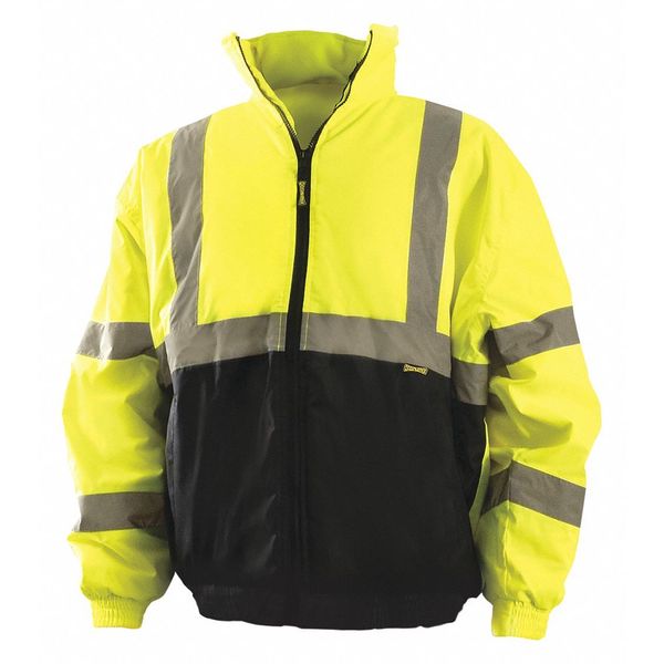 Occunomix 3XL High Visibility Jacket, Yellow LUX-250-JB-BY3X