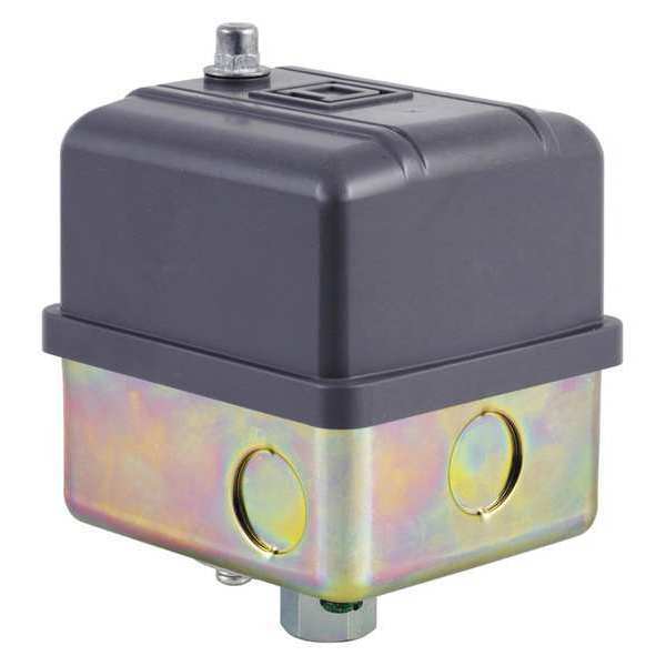 Telemecanique Sensors Pressure Switch, (1) Port, 1/4 in FNPS, DPST, 5 to 80 psi, Standard Action 9013GSB2J23R