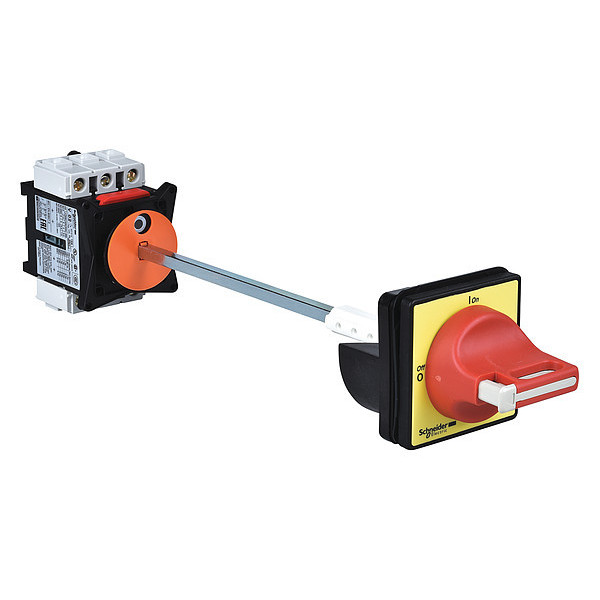 Square D Switch disconnector, TeSys Control, for ON/emergency stop, 40A, ∅22.5 fixing, for mounting at back of an enclosure VCCD2