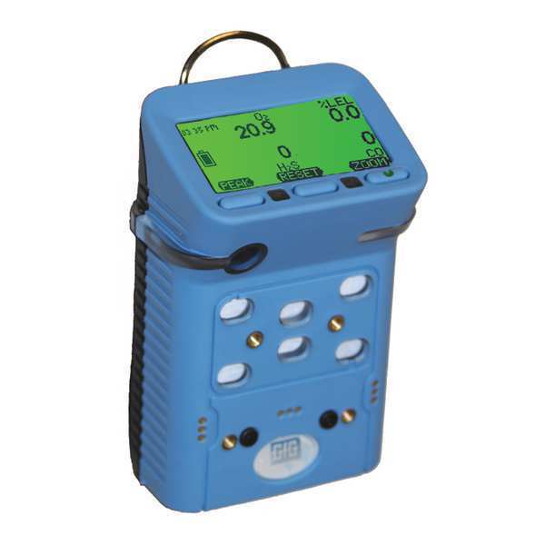 Gfg Multi-Gas Detector, 170 hr Battery Life, Blue G460-1D03700020