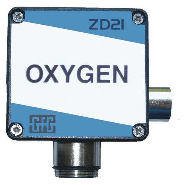Gfg Oxygen Detector, 2-1/4in D x 3-61/64in L 2210009