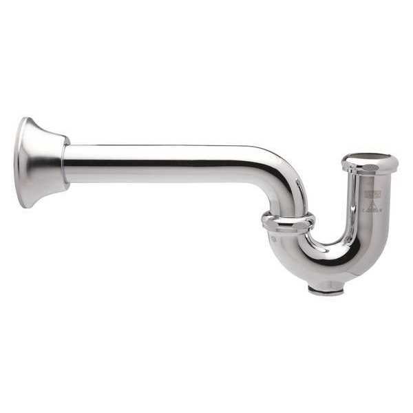 Zurn 1-1/4" Pipe Dia., Cast Brass, Kitchen, P-Trap Z8700-8BD-PC