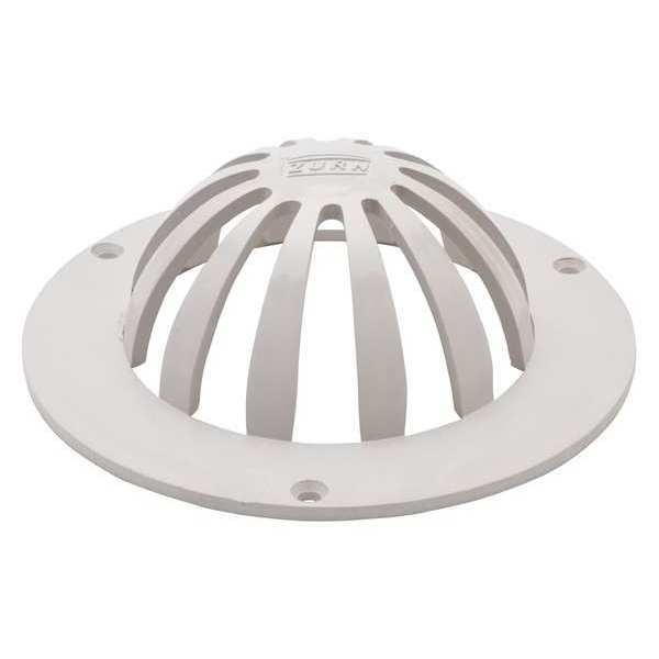 Zurn Drain Dome,Plastic,6 in. Overall D (P1910-SEMI-DOME)