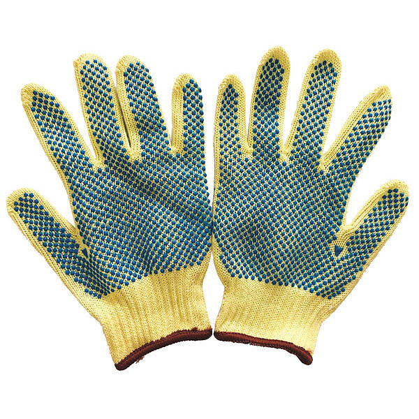 Condor Cut Resistant Coated Gloves, A4 Cut Level, PVC, 2XL, 1 PR 48UR46