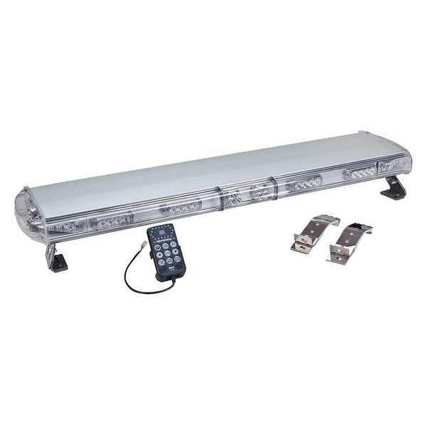 Wolo Lightbar, LED, Blue, Bracket Mnt, 12 Heads 7845-B