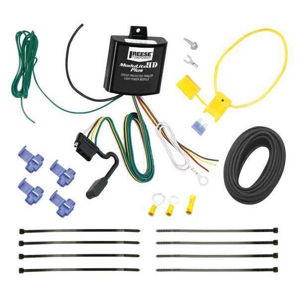 Reese Tail Light Converter Kit, 21 ft. Wire L 8551400