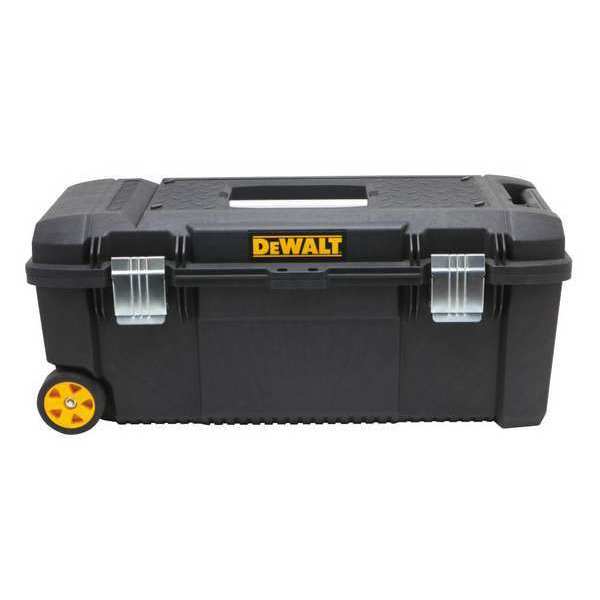 Dewalt Tool Box On Wheels, 28 W, Plastic, Telescopic Metal Handle