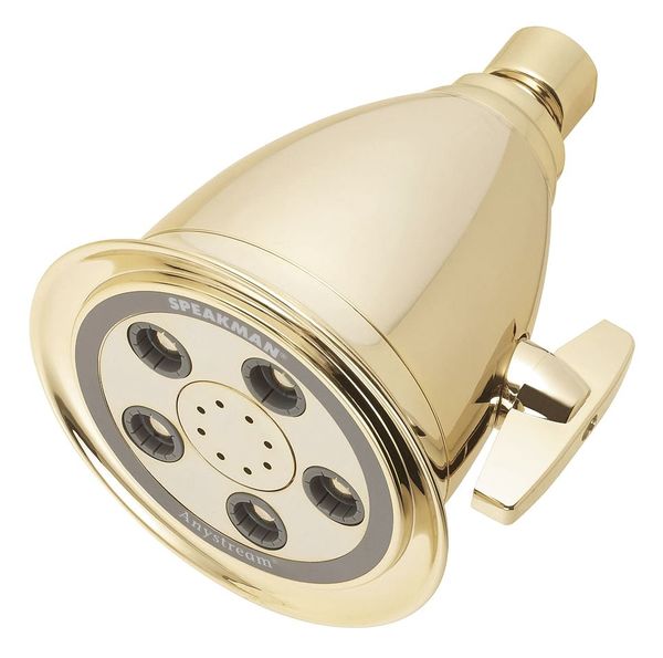 Speakman wall, Shower Head, Polished Brass, Wall S-2005-HB-PB