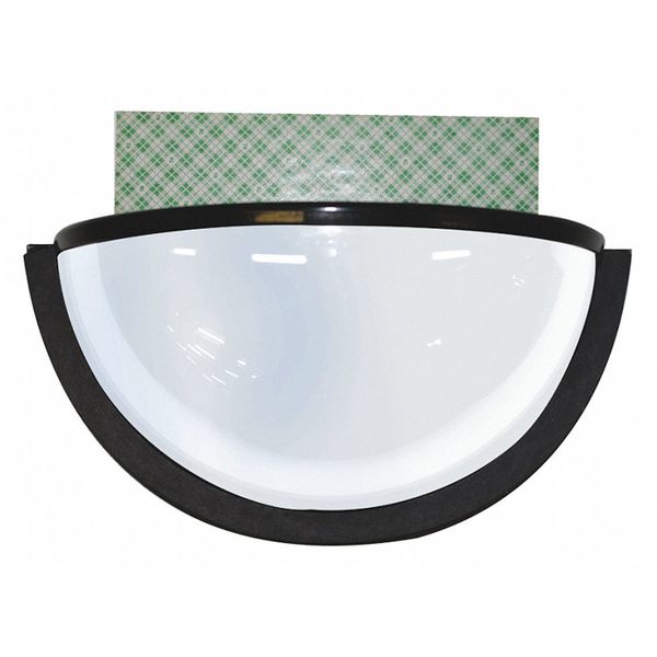 Ideal Warehouse Innovations Dome Mirror, Black, w/Double Sided Tape 70-1130