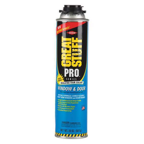 Great Stuff Spray Foam Sealant, 20 oz, Yellow 00187273