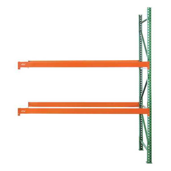 Husky Rack & Wire Pallet Rack Add-On Unit, Teardrop, Roll Formed Style, 192 in H, 99 in W, 42 in D 244219239096A