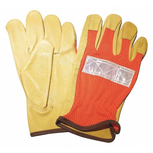 Condor Gloves, Hi-Vis Orange, L, SlipOn, Unlined, PR 48WU11