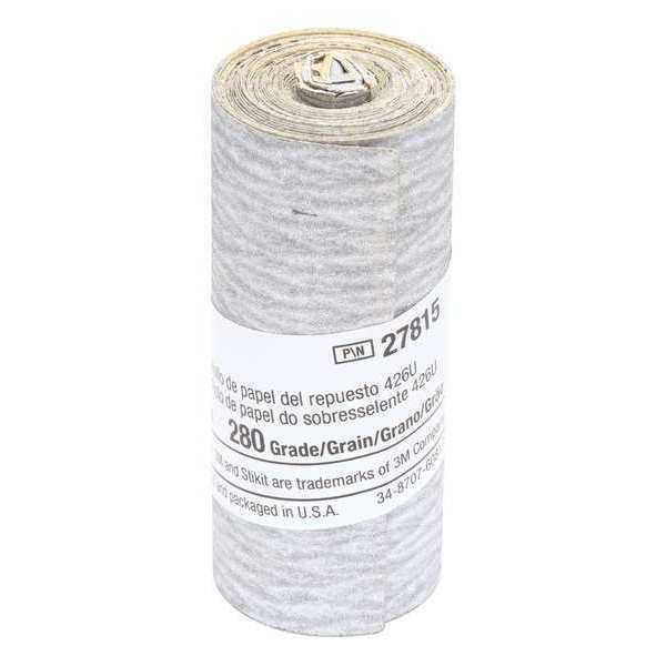 3M Refill Roll, 100 ft. L x 2-1/2in, 280 Grit 7010326458