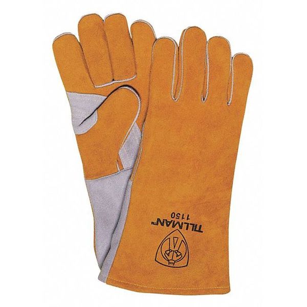 Tillman Stick Welding Gloves, Cowhide Palm, L, PR 1150