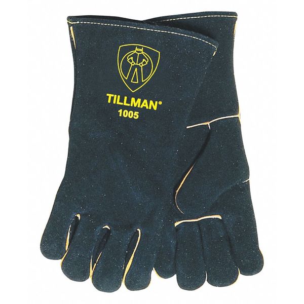 Tillman Stick Welding Gloves, Cowhide Palm, L, PR 1005B