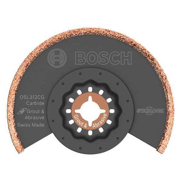 Bosch Oscillating Blade, Carbide Grt, 3-1/2 in L OSL312CG