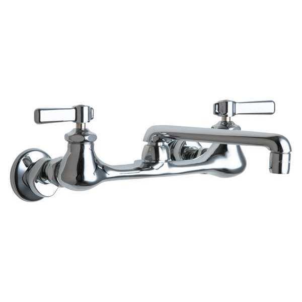 Chicago Faucet Manual 7-1/4" - 8-3/4" Mount, Hot And Cold Water Sink Faucet, Chrome plated 540-LDE35ABCP