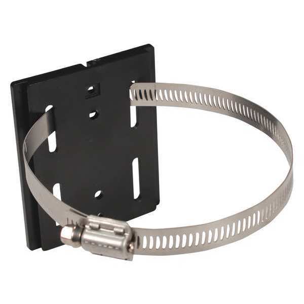Visiontron Wall Mount Plate, Black, in. L WP412HC-SB Zoro