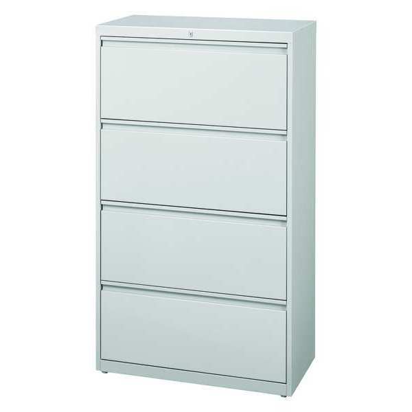 Hirsh 30" W 4 Drawer Lateral File Cabinet, Light Gray, Letter 14978