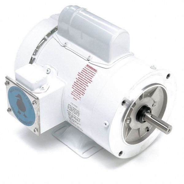 Leeson Washdown Motor, 1 HP, Face/Base, 11-7/8in.L 113583.00