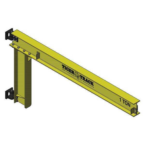 Harrington Jib Crane, Wall Mounted, 2,200 lb Capacity 313-2200-10