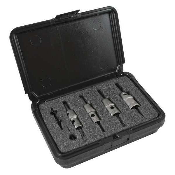 Morse Hole Cutter Kit, 7 Pieces, 4 Teeth CTD01