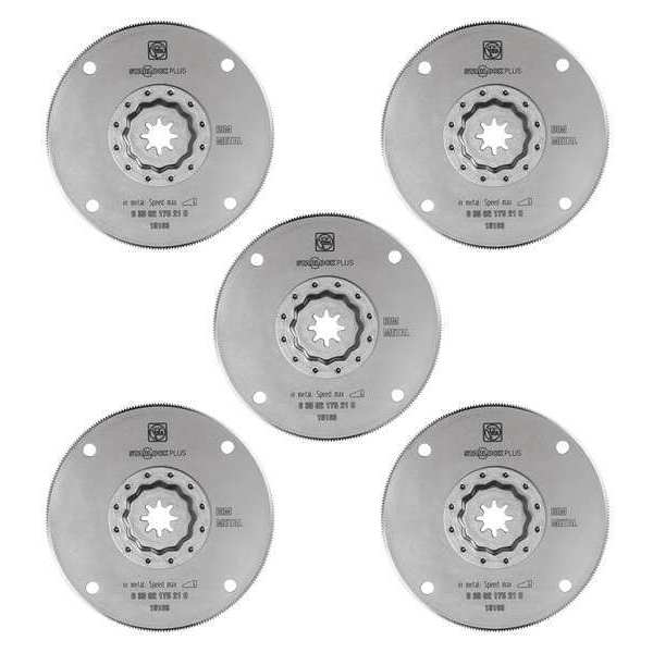 Fein Oscillating Segmented Saw Blades, 4In, PK5 63502175230