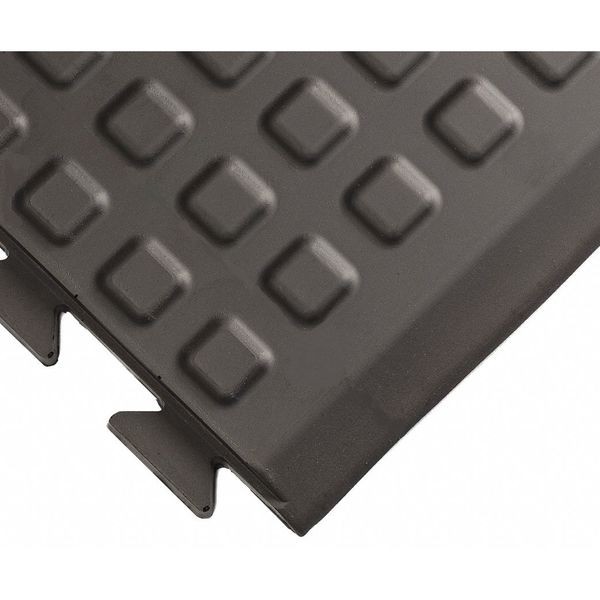 Wearwell Interlocking Antifatigue Mat Tile, Polyurethane, 3 ft Wide, 5/8" Thick 502
