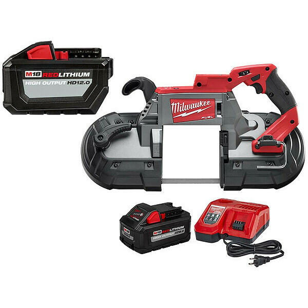Milwaukee Tool Battery, Band Saw and Battery Kit 48-11-1812, 2729-20, 48-59-1880