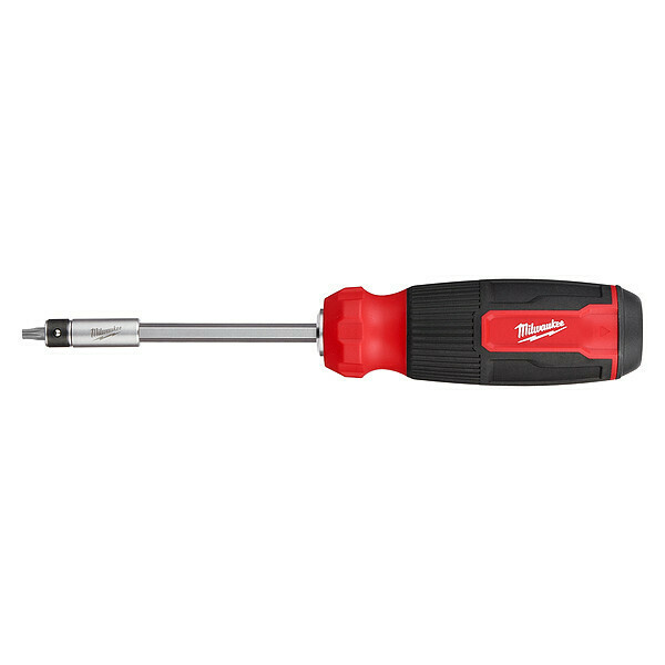 Milwaukee Tool Multi-Bit Screwdriver, Chrome, 15 pcs 48-22-2911