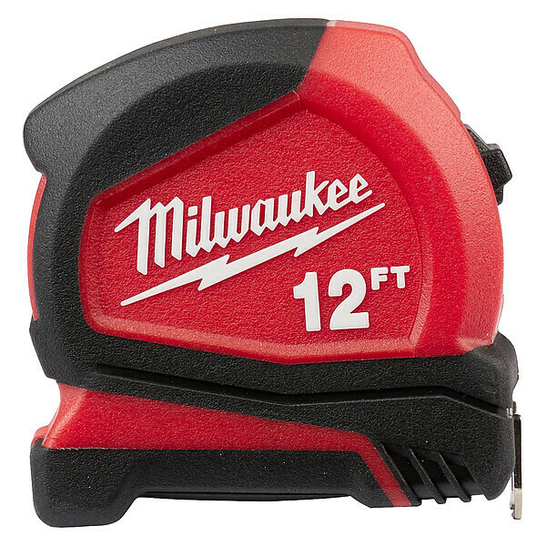 Milwaukee Tool 12 ft. Compact Tape Measure 48-22-6612