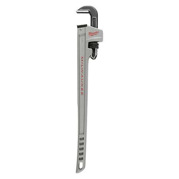 Milwaukee Tool Pipe Wrench, Al, 20 1/2 in L, 2.85 lb 48-22-7215