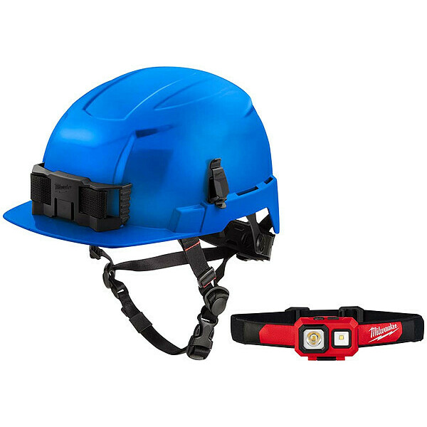 Milwaukee Tool Safety Helmet and Headlamp 48-73-1325, 2104