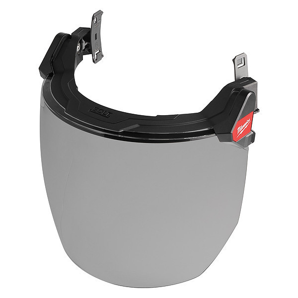 Milwaukee Tool BOLT Gray Dual Coat Lens Full Face Shield for Milwaukee Safety Helmets and Hard Hats 48-73-1425