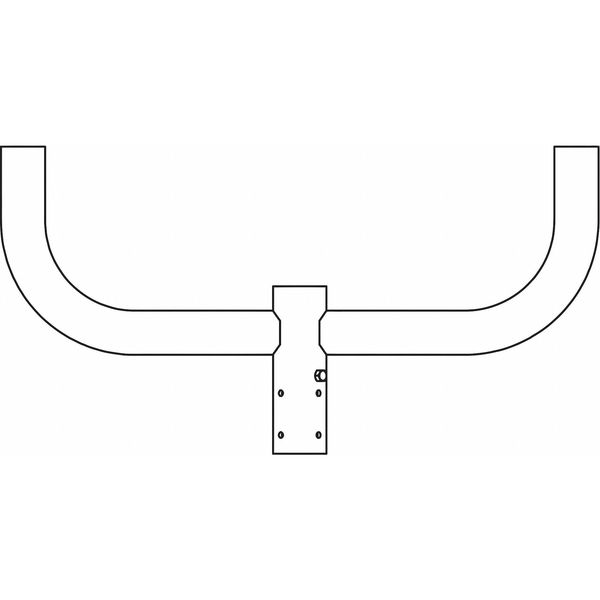 Exo Pole Bracket, Steel Housing, 30"L, 2-3/8"W BHH-2180-PT20-DB