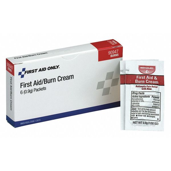 Zoro Select Burn Cream, Cream, Box, Wrapped Packets 90947