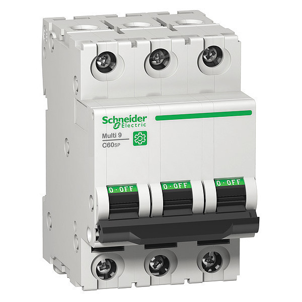 Schneider Electric Circuit Breaker, C60SP Series 25A, 3 Pole, 240/415/440V AC, C Curve M9F22325