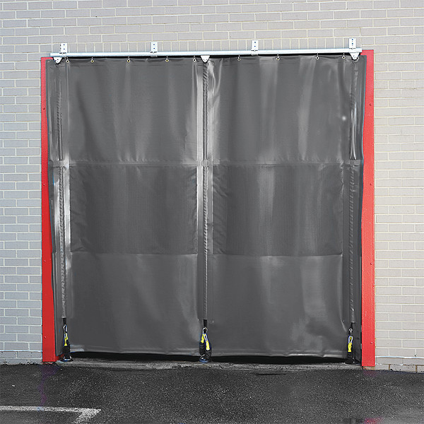 Tmi Curtain Wall, 12 ft. H, 12 ft. W, Gray 999-10226
