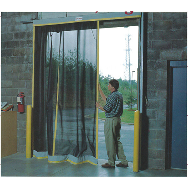 Tmi Curtain Door, 11 oz. PVC Mesh, 10 ft. H 999-10403