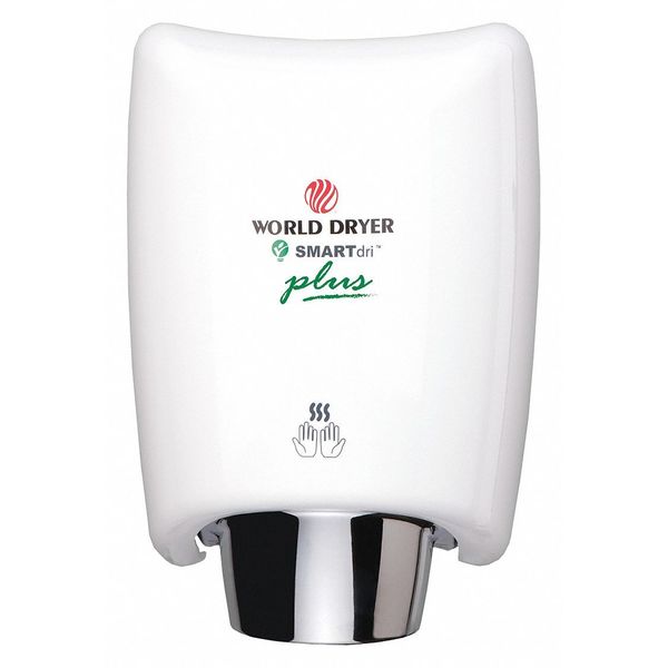 World Dryer High Gloss, No ADA, 110 to 120 VAC, Automatic Hand Dryer K-974P2