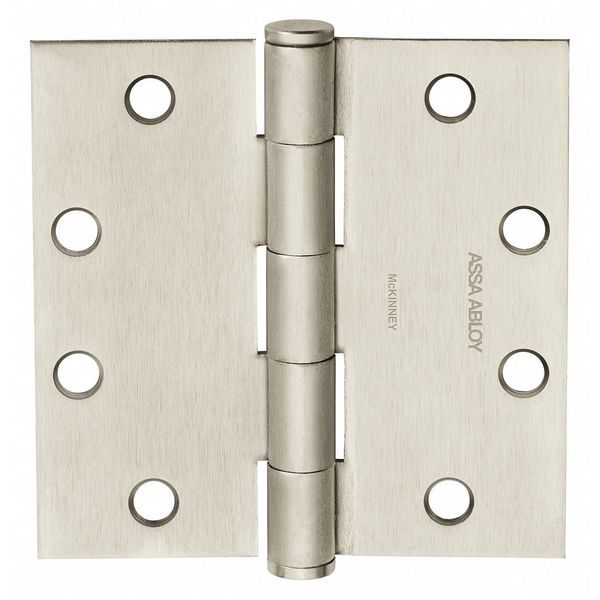 Mckinney 4 in W x Satin Stainless Five Knuckle Hinge 59661