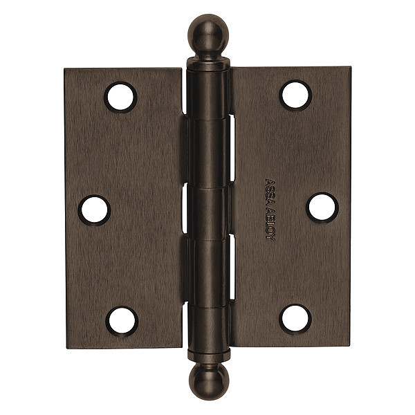 Mckinney 3 1/2 in W x Oil Rubbed Bronze Five Knuckle Hinge 55348