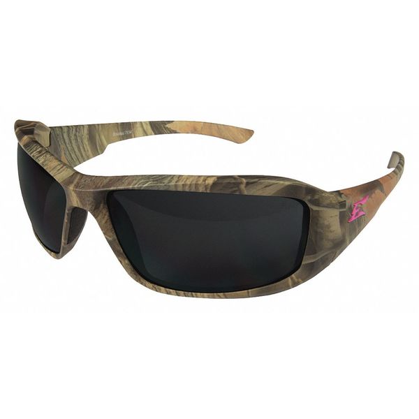 Edge Eyewear Safety Glasses, Smoke Scratch-Resistant XB116CF-E6