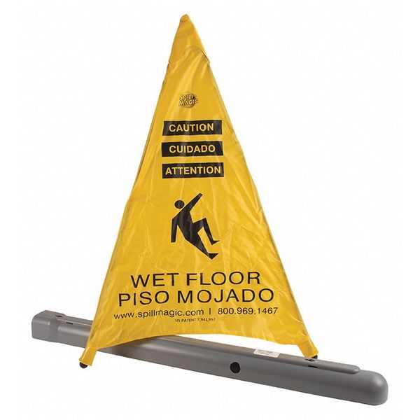 Spill Magic Flexible Safety Cone, Yellow, 3" L 230SC
