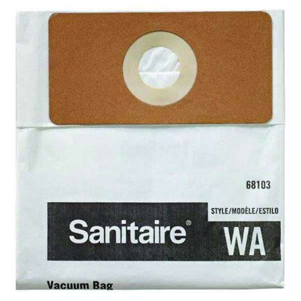 Sanitaire Bag, Allergen, 1" L x 11-9/64" W, Paper, PK5 6810310