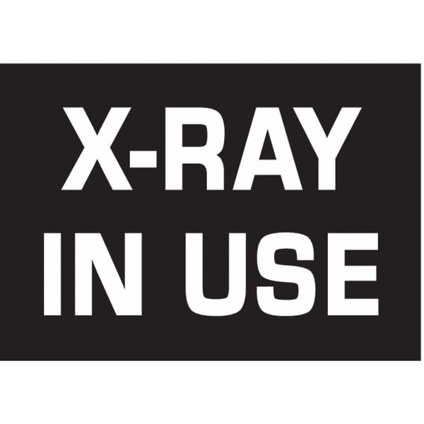 Dual-Lite Sign Panel, Wall, Message X-RAY IN USE OBN-KIT DIFF SW4